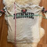 Disney Parks Minnie Mouse Pullover Varsity Sweatshirt Lightweight EUC Sz L Photo 81