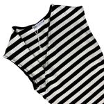 ZARA BLACK AND WHITE ASYMMETRIC NECK DRESS Photo 4