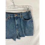 PINK - Victoria's Secret NWT Victorias Secret PINK High Waisted Cut Off Jean Shorts Size 28 Photo 2