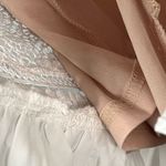 Lov Posh Sz M White Lace Mini Dress Ruffle Trim Size M Photo 10