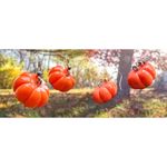 Pumpkin Earrings Thanksgiving Fall Festive Harvest New Handmade Dangle Hooks Orange Photo 1