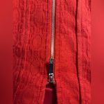 Carolina Herrera  Red Textured Midi Dress Photo 6