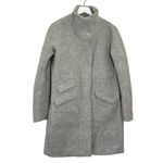 J.Crew  Italian Stadium Cloth Wool Coat by Nello Gori Gray Size 2 Photo 6