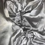 Apt. 9  BEADED LIGHT GOLD SILVER CHAIN PURSE KISS CLASP VERY GOOD CLEAN CONDITION Photo 4