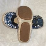 Yosi Samra NWT Navy and White Floral Espadrilles Hand Stitched Womens Size 6 Photo 1