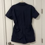 Sweaty Betty NWT Anytime Short Sleeve Romper Navy Blue Nylon Size Small Photo 6