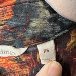 Soft Surroundings  Floral Sleeveless Button Down Shirt‎ Size Petite Small Photo 2