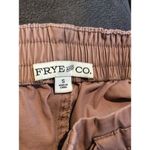 Frye and Co. Womens Mid Rise Jogger Pant Small S Cotton Elastic hem Brown Photo 5