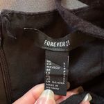 Forever 21  Black Strapless Dress with Slit Photo 2