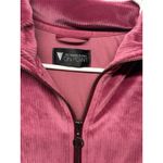 Victoria's Secret  On Point Pink Velvet Zip Up Jacket Sweatshirt Size Medium Photo 1