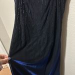 American Vintage Vintage Betsy & Adam by Jaslene Gown 12P Fits Modern 6 Beaded Maxi Slip Dress Photo 10