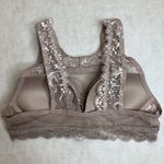 Candie's Blush High Neck Lace Padded Bralette Photo 4