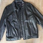 Leather Jacket Black Size XL Photo 3