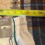 Forever 21 Womens Mid Rise Running Short-Juniors white green trim size L NWT Photo 7