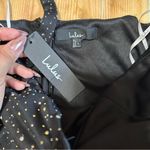 Lulus NWT  A-Lister Black Rhinestone Bustier Maxi Dress Photo 10