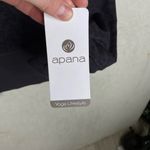 Apana NWT  Dark Gray Red Floral Print Full Zip Hooded Stretch Activewear Jacket M Photo 5