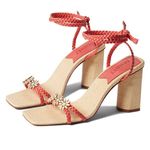 Anthropologie  SCHUTZ Mid Atanado Leather block heel daisy Sandals heels SZ 9.5 B Photo 0