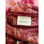 MISA Los Angeles NWT Misa Emanuela Septima Tapestry Burgundy purple Ruffle Maxi Skirt Size XS Photo 8