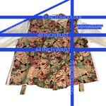 BOBBIE BROOKS WOMAN VINTAGE 1990'S BEIGE & PINK FLORAL PRINT BUTTON DOWN (14) Photo 9