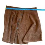 Blush mark size medium brown corduroy skirt Photo 2
