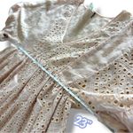 Anthropologie Akemi + Kin Pink Blush Eyelet Boho Babydoll Swing Dress 8 Photo 3