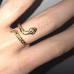 ALEX AND ANI Adjustable Snake Ring Photo 0