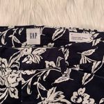 Gap  Signature Skinny Ankle Khaki Pant Navy Floral Photo 5