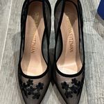 Stuart Weitzman black mesh high heels size 7.5 Photo 2