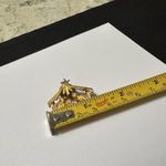 Avon Lapel Tack Pin Gold Tone Religious Nativity Scene Christmas Photo 2