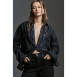 Citizens of Humanity Paloma Baggy Wide-Leg Jeans Solace Dark Indigo Size 28 Photo 2