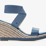 Cole Haan Cole Hann Cloudfeel Espadrille Wedge Sandal Blue Women’s Size 9 Photo 0