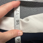 Ralph Lauren Lauren Sheath Dress Womens 16 Navy White Colorblock Ruched Pullover Photo 6