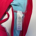 Athleta Hot Pink Ruched Keyhole Back Unlined Sports Bra Photo 7
