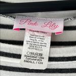 Pink Lily  Black and Gray Leopard Print Tee Photo 1