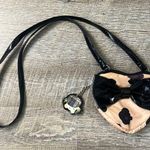 Harajuku Lovers Harajuku Mini Leopard Print Black Bow Crossbody Bag Photo 0