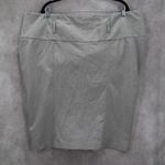 Torrid  Gray Pencil Ruffle Checker Belt Retro Casual Preppy Skirt Plus 22 Photo 0