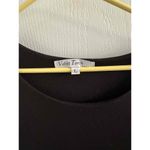 Velvet Torch Black Sleeveless Round Neck Fitted Stretch Bodycon Dress Large Photo 3