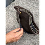 Coach Vintage  Dark Brown Leather Crossbody Bag Unisex Adults​ Photo 6