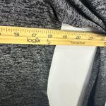 White House | Black Market WHBM Top M Gray Metallic Shimmer Long Sleeve Y2K Glam Minimalist Party Basic Photo 5