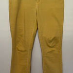 Loft  Yellow Raw Hem Ankle‎ Jeans - Size 10 Photo 0