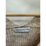 Urban Outfitters Sweater Women XS Cream Knit Oversized Long Sleeve Acrylic Blend Photo 4
