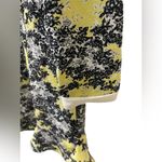 long sleeve collared floral mermaid dress Yellow Size M Photo 2