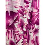 Erika  Dress Midi Hawaiian floral Tropical 100% Rayon Size Medium Photo 4