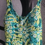 R&K Originals, spring, summer dress. Art deco floral Size 16, greens, yellow and Green Photo 1