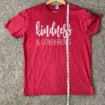Gildan Kindness is Contagious Golden Red Casual Short Sleeve T-Shirt Comfy Kind XL Photo 4