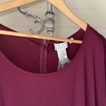 Joan Rivers Deep Burgundy Long Sleeve jumpsuit wide leg & sleeve 3x petite NEW Red Size undefined Photo 1