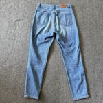 Sézane Sezane Womens Blue Solid High Rise Straight Denim Jeans Cotton Size 28 Photo 1