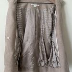 Veronica Beard  Ikaria Oversized Dickey Coat Oatmeal XL Photo 6