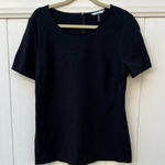 A pea in the pod A Pea In The Pod Black Short Sleeve Maternity Top Size Large Photo 0