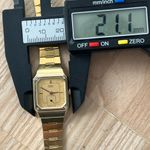 Seiko Super Rare Vintage Ladies Watch Octagonal Gold Dial Gold Bracelet Photo 11